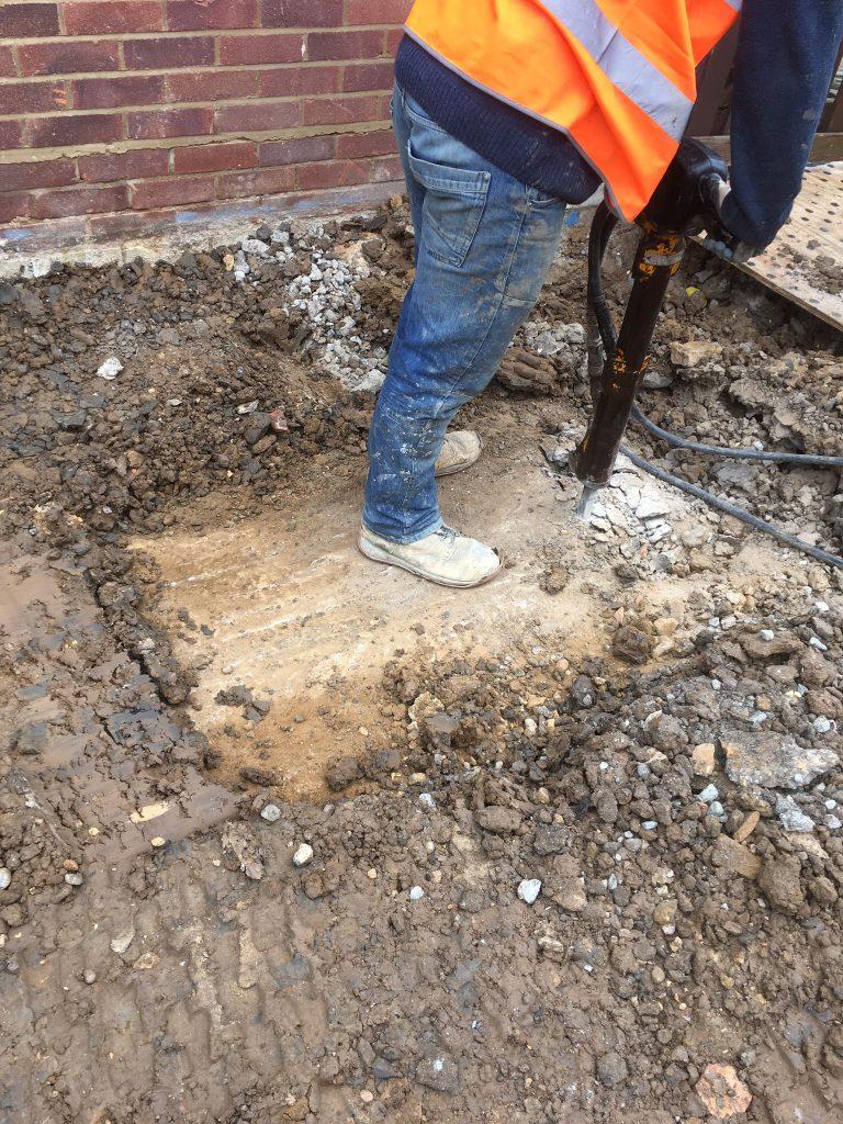 Piled raft foundation installation Essex
